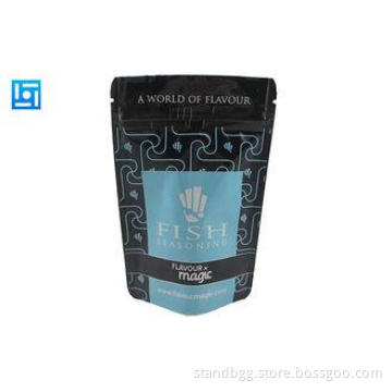 Resealable Aluminum Ziplock Stand Up Pouches Zipper Packet